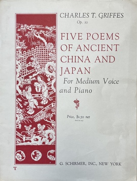 『古代中国と日本の5つの詩歌』（楽譜）
