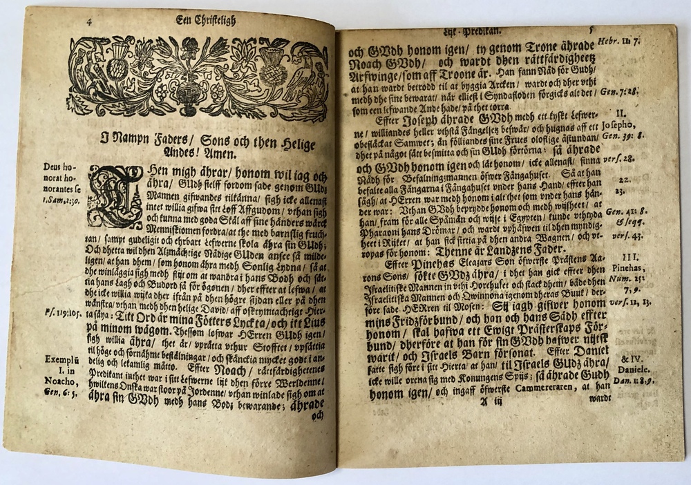 1678年5月12日ストックホルム聖ヤコブ教会で行われたベリエンシェーナに捧げられた追悼演説（ベリエンシェーナの日本を含む東インド航海日誌抄付属）』  - 青羽古書店 AOBANE Antiquarian Bookshop - 洋書・美術書・学術書