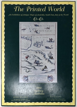 『印刷された世界：オーストラリア、東南アジア、世界を描いた16世紀から19世紀に作成された古地図（販売）展示目録』