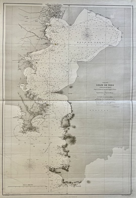 『日本：江戸湾（本州南岸）：英国海軍海図第2657号より』（海図）