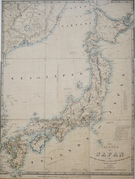 「日本列島図」（英文日本地図）