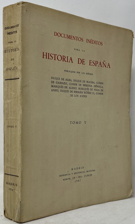 『スペイン史のための未公刊史料（研究）第5巻：インディアス文書第1巻』