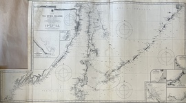 『日本：クリル諸島図：日本（本州）からカムチャッカまで：最新のロシア製海図に、様々な英国測量船による蝦夷島の最新調査と日本の調査結果を反映』(海図）