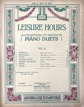 「日本の結婚式のマーチ」『余暇のひととき：ピアノデュエットのためのお気に入り楽曲集 第2巻』所収（楽譜）