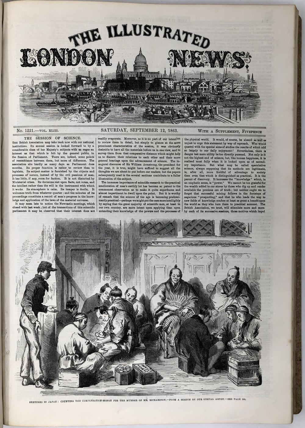 イラストレイテッド・ロンドン・ニュース』第43巻（1863年6月から12月