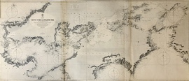 「瀬戸内、あるいは内海図：日本政府による海図、ならびにシルビア号をはじめとした英国による歴代の測量結果と、フランス政府による測量結果を加味して編纂」