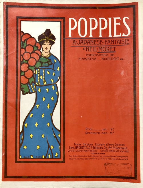 「ポピーの花々：日本の幻想曲」（楽譜）