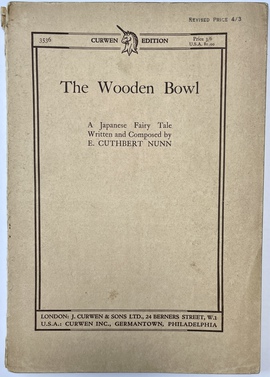『鉢かづき：日本のお伽噺　（二幕からなる舞台の）楽曲集』（楽譜）