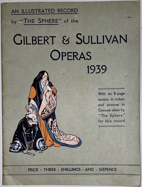 『1939年シーズンのギリバート＆サリヴァンのオペラ舞台写真集』（『ミカド』）