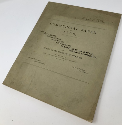 「1900年における日本の商業：地域、人口、産品、鉄道、電信、輸送網、海外取引、ならびに米国と日本との商業について」