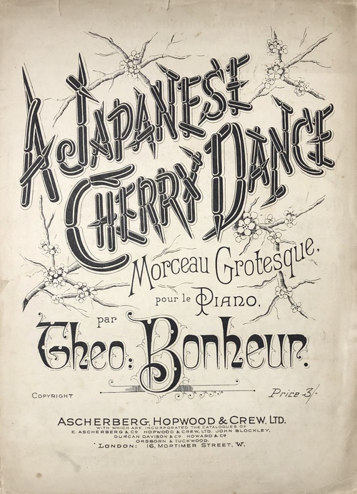 「日本の桜の舞」（楽譜）