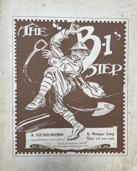 「『B1』ステップ：とあるユーモア」（楽譜）