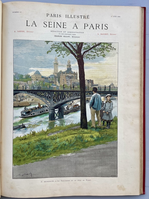 『パリ・イリュストレ』（1886年分全12号合冊、「日本特集号（第45・46号）」ほか収録）