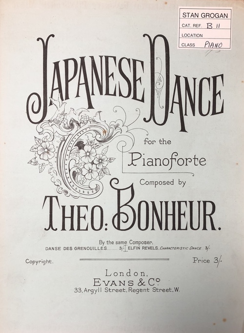 「日本の舞」（楽譜）