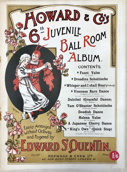 「日本の桜の舞」『ハワード社の青少年のボール・ルーム・アルバム第6号』所収（楽譜）