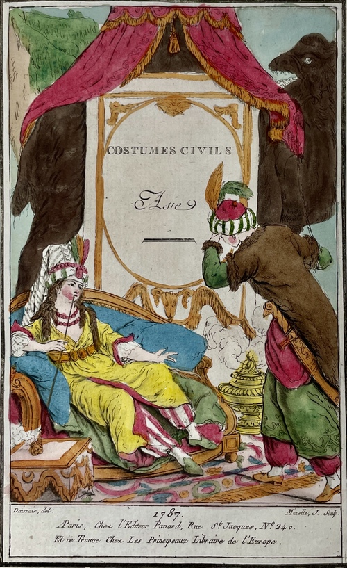 『あらゆる人々の現在の民族の姿：実際の姿を元に彫版し彩色した図ならびに各民族の習慣、道徳、宗教等々についての歴史に関する注釈を付して』