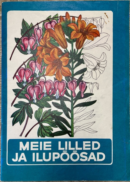 『私たちの鑑賞用の花と低木』（塗り絵絵本）