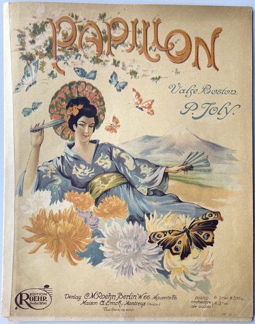 「蝶：ボストン・ワルツ」（楽譜）