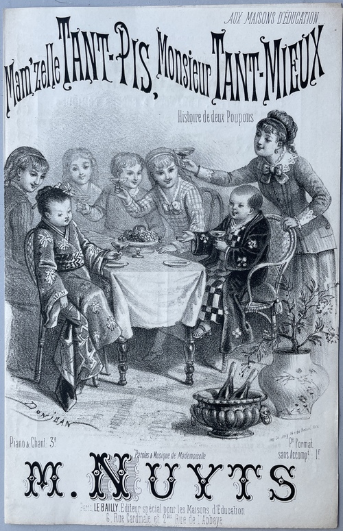 「「悪すぎさん」と「良すぎさん」：2人の赤子の物語」（楽譜）